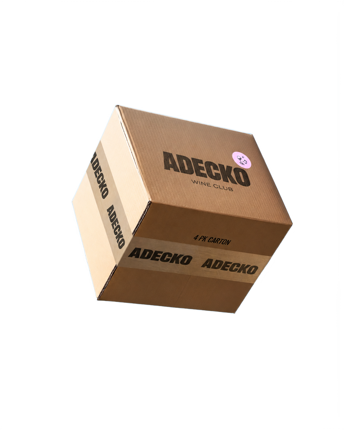 Картонная посылка Adecko